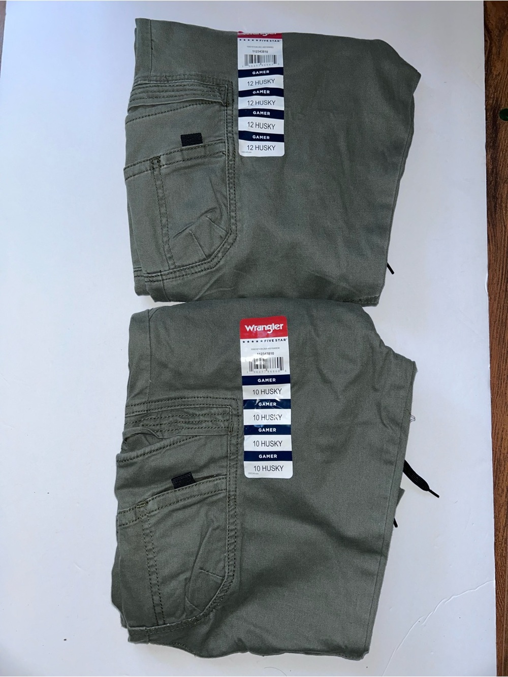 Wrangler Kids Olive Green Husky Jogger Pants
